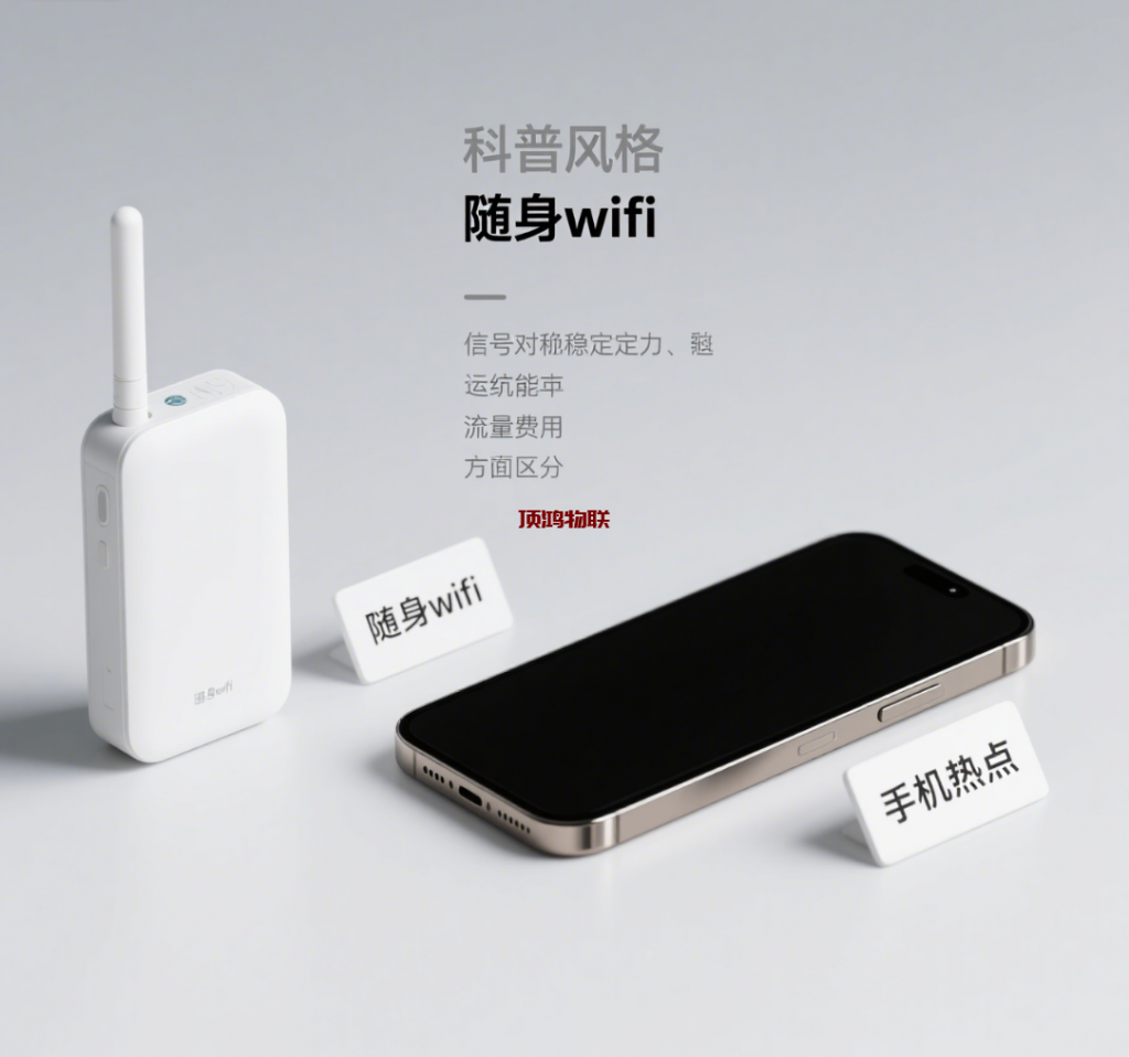 随身WIFI与手机热点的区别流量卡-随身WiFi-卡号-兼职副业-注册卡-顶鸿物联顶鸿物联